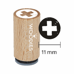 Mini Woodies Stempel Kreuz