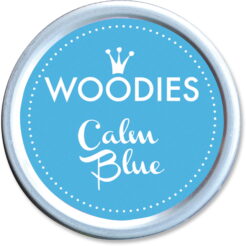 Woodies Stempelkissen Calm Blue Frontansicht