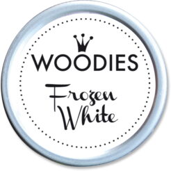 Woodies Stempelkissen Frozen White Frontansicht