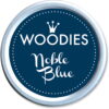 Woodies Stempelkissen Noble Blue Frontansicht