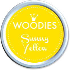 Woodies Stempelkissen Sunny Yellow Frontansicht