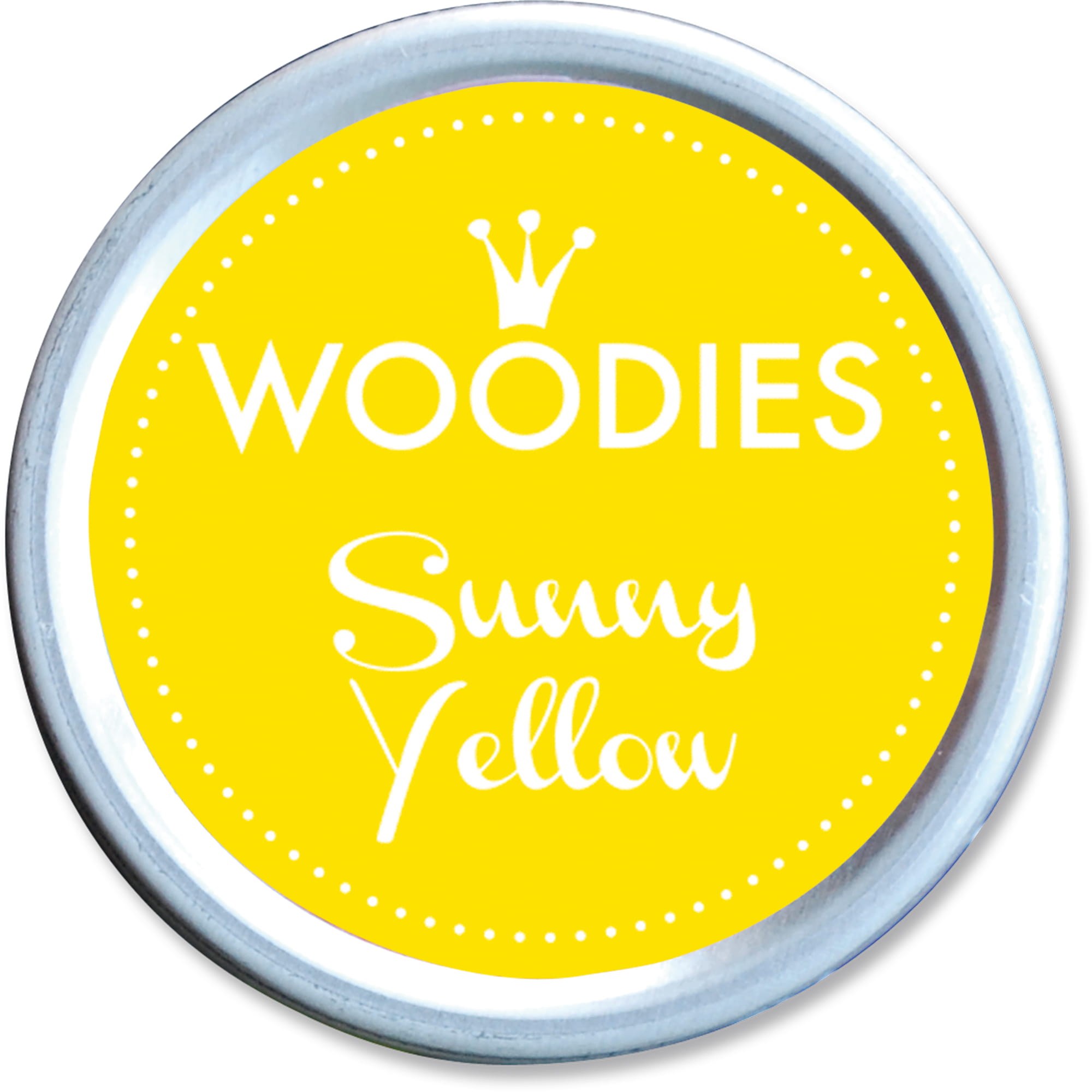 9004362559306 - Woodies Stempelkissen Sunny Yellow