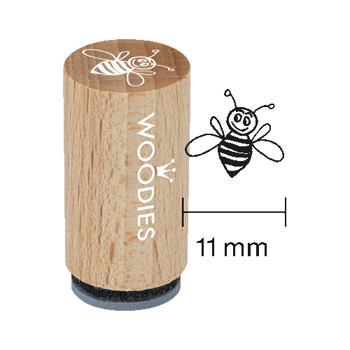 Mini Woodies Stempel Bienchen