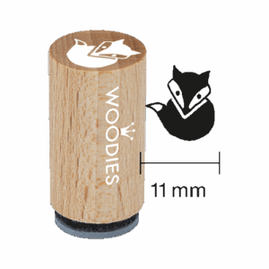 Mini Woodies Stempel schlauer Fuchs