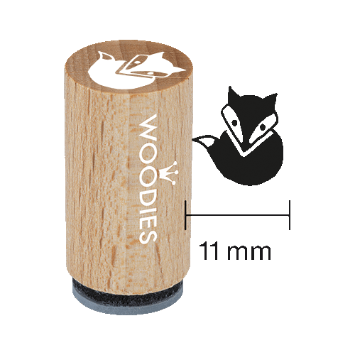 Mini Woodies Stempel schlauer Fuchs