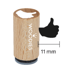 Mini Woodies Stempel Daumen hoch