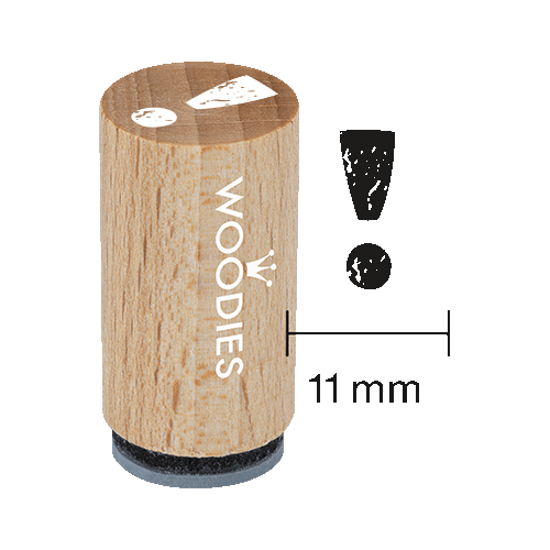 Mini Woodies Stempel ! Ausrufezeichen