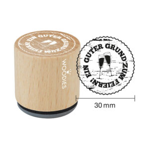 Woodies Stempel - Guter Grund zum Feiern W02005