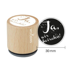 Woodies Stempel - Ja, wir heiraten W03002