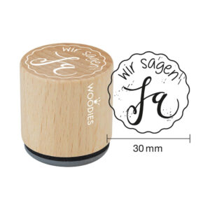 Woodies Stempel - Wir sagen Ja  W03010
