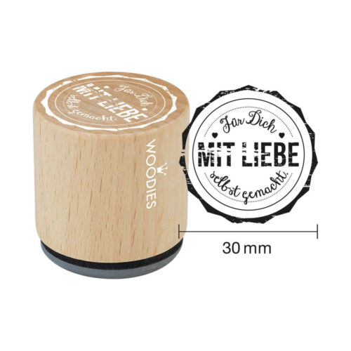 Woodies Stempel – Für dich mit Liebe selbst gemacht W05001