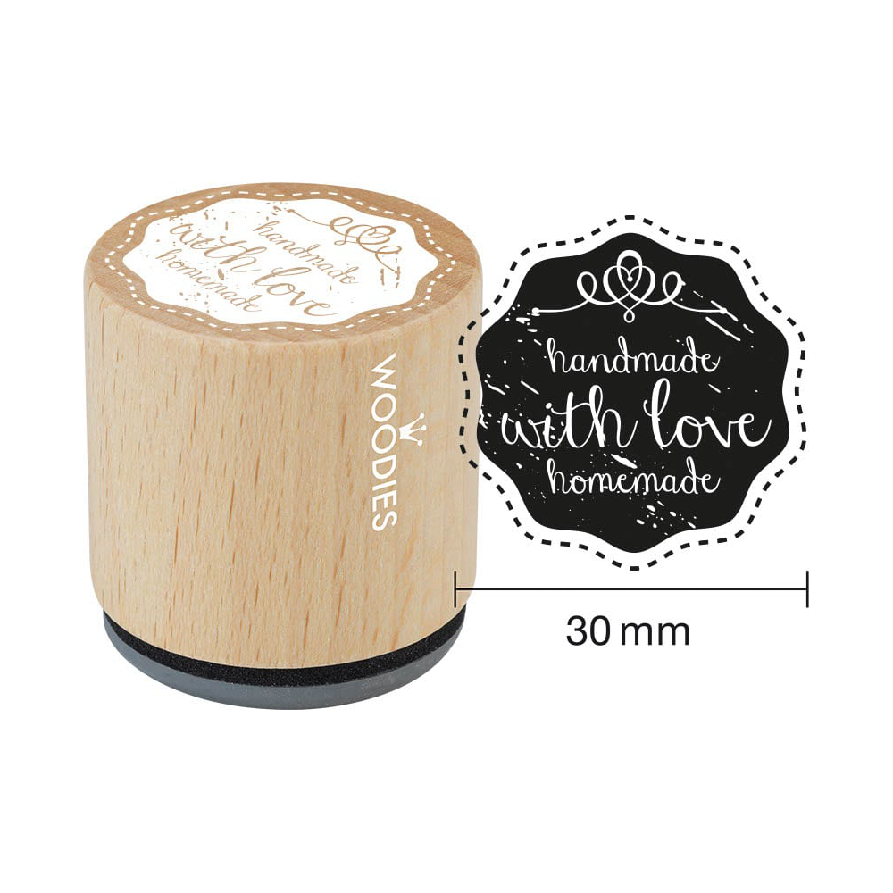 8712938069227 - Woodies Stempel - handemade with love W05004