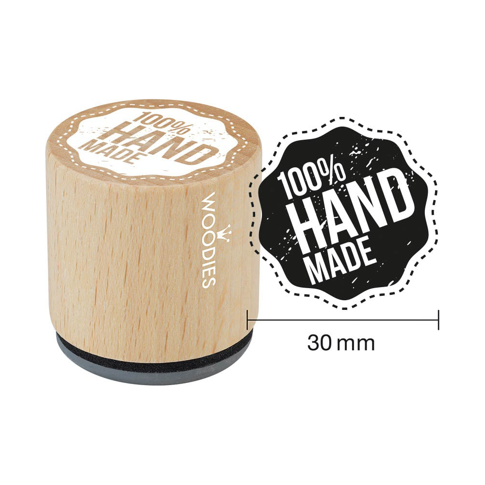 8712938069234 - Woodies Stempel - 100 % Handmade W05005