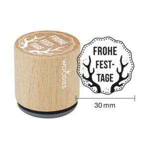 Woodies Stempel - Frohe Festtage  W07010