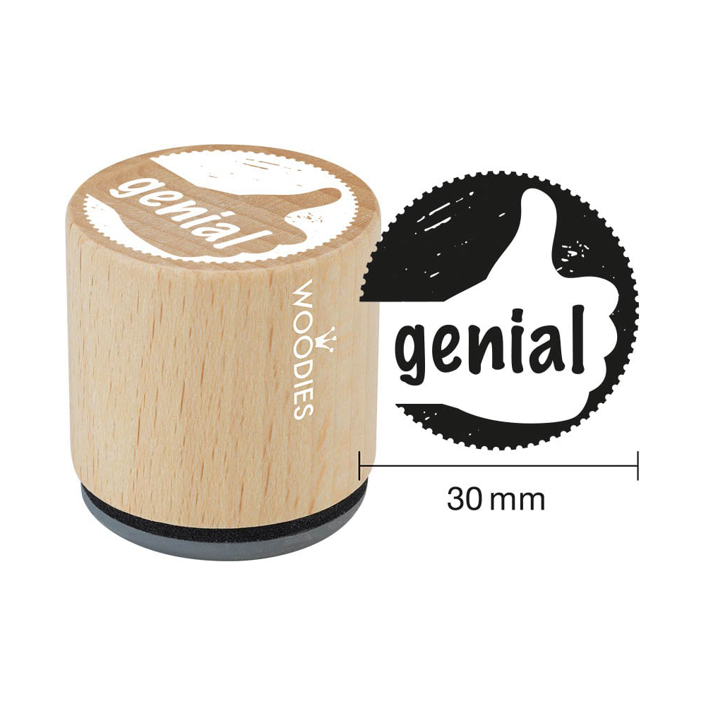 5420078601100 - Woodies Stempel - genial W13003