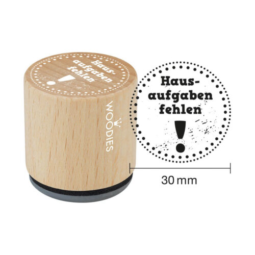 Woodies Stempel – Hausaufgaben fehlen W13008