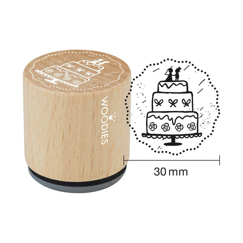 Rössler Stempel Woodies Hochzeitstorte