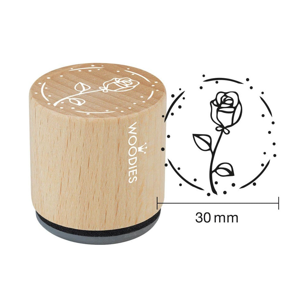 Rössler Stempel Woodies Rose