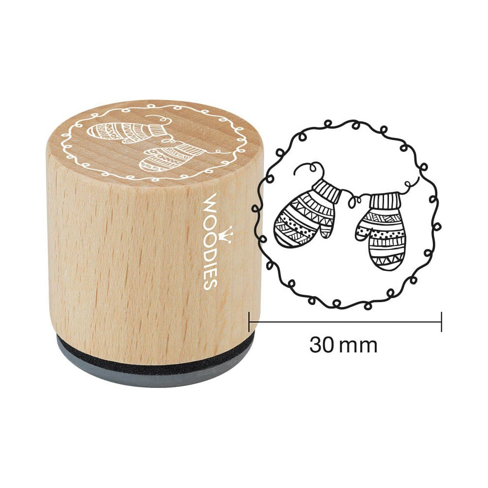 Rössler Stempel Woodies Fäustlinge