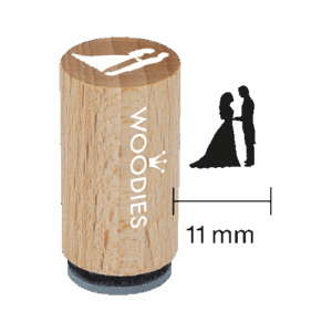 Mini Woodies Stempel Brautpaar