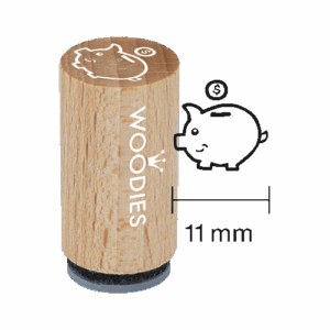 Mini Woodies Sparschwein / piggybank
